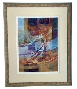 lot 14 image: Karen Scharer Signed Limited Edition Print Fleeting Impression 499 Framed