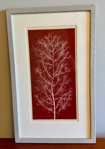 lot 43 image: Framed Limited Edition C. Beck Print White Stem 39100