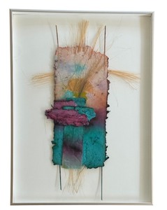 lot 52 image: Signed Mixed Media Framed Artwork