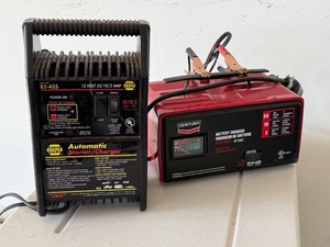 lot 67 image: Set of 2 Battery Chargers NAPA 85-435 and Century 87105C