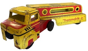 Vintage Wyandotte Transmobile Jr Tin Toy Car Transport Truck