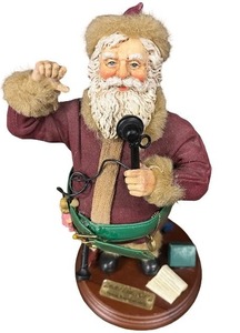 lot 84 image: Possible Dreams Santa Claus Figurine with Telephone