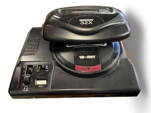 lot 5 image: Sega Genesis 16-Bit Console with Sega 32X Add-On Attachment