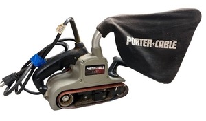 lot 14 image: Porter-Cable 352VS 3 x 21 Variable Speed Belt Sander with Dust Bag