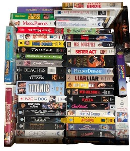 lot 34 image: Assorted VHS Movies and Classic Films