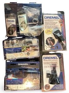lot 121 image: Group of 5 Dremel Rotary Tool Accessories and Attachments