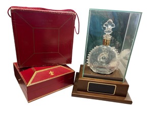lot 26 image: Louis XIII Baccarat Crystal Decanter with Display Case and Box