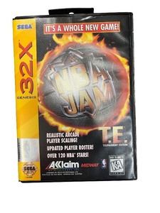 lot 4F image: NBA Jam Tournament Edition Sega 32X Game with Case and Manual
