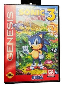 lot 4P image: Sonic the Hedgehog 3 Sega Genesis Game with Case