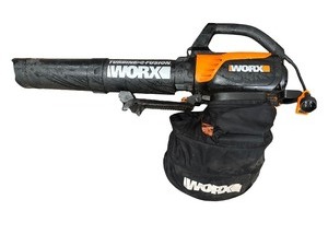 lot 7 image: WORX Electric Leaf Blower and Vacuum with Collection Bag