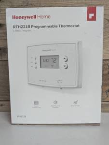 lot 90 image: Honeywell Home 1-Week Programmable Thermostat with Digital Display