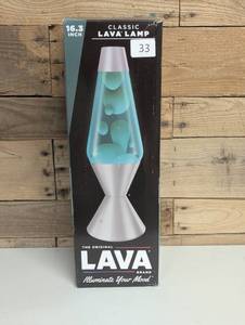 lot 33 image: LAVA 16.3 Sea Foam Novelty Table Lamp - Large