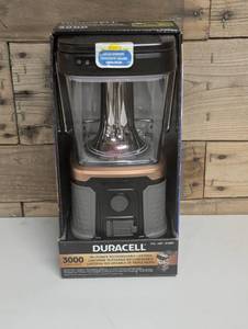 lot 50 image: 3000 L Tri Power Rechargeable Duracell Lantern