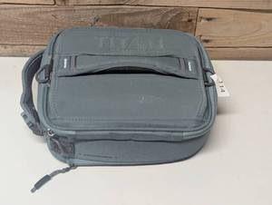 lot 114 image: Titan Deep Freeze Fridge Cold Expandable Lunch Pack - Smoke GrayGreen  Includes 2X 250g High Performance Ice Walls  Insulated Horizontal Design