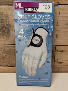 lot 128 image: Kirkland Signature Leather Golf Glove Left Handed (MediumLarge)