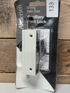 lot 133 image: Anderson Auxiliary Foot Lock for 400 & 200 Series Gliding Patio Doors