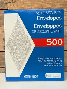 lot 138 image: Top #10 Envelopes 4-18 X 9-12 Security White Tinted Paper 24 Lb 500 Count