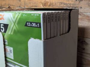lot 161 image: 12 Pack - 12 In. X 36 In. X 1 In. Standard Pleated Air Filter FPR 5, MERV 8