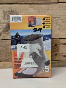 lot 195 image: Heat Pro Adhesive Toe Warmers x 27 PAIRS  1654567  5 Hours of Heat