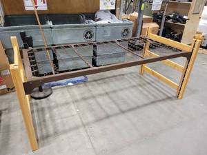 lot 10 image: Dresser, Desk and Bed Frame (584087)