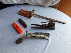 lot 13 image: Hammer, Hammer Belt Holder, TAPCO Flaring Tool, Pipe Cutter and More