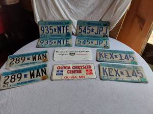 lot 28 image: Lot of Minnesota License Plates