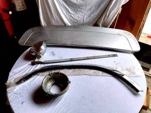 lot 30 image: Lot of Automotive Parts including Spoiler and Light