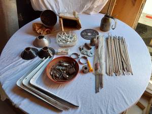 lot 49 image: Radnor Cutting Disc, Lincoln Electrodes, and Assorted Fasteners