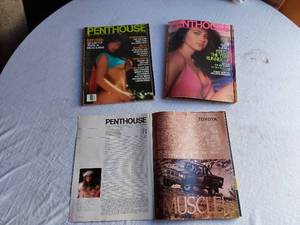 lot 61 image: Penthouse Magazines Including April 1984 and January 1984 Issues