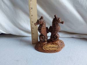lot 90 image: Seahorse Salt and Pepper Shakers with California Base