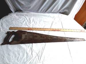 lot 268 image: Antique Disston Hand Saw