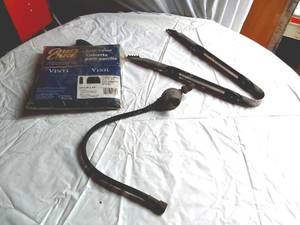 lot 313 image: Grill Care Vinyl Grill Cover, Grand Hall Regulator and Tongs