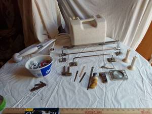lot 404 image: Various Household and Personal Items Including OneTouch Ultra Glucose Meter, Tools, and Accessories