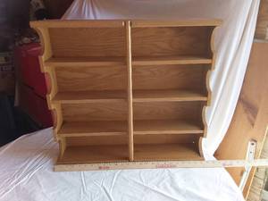 lot 447 image: Wooden Wall Shelf
