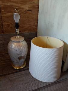 lot 460 image: Table Lamp with Shade