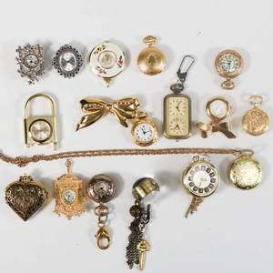 lot 42 image: Vintage Pocket Watch Lot