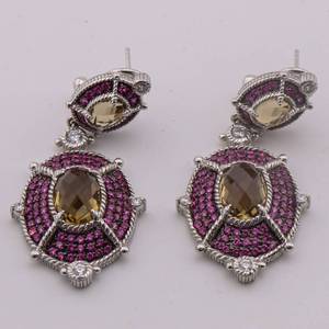 lot 5 image: Judith Ripka Sterling Silver .925 Earrings