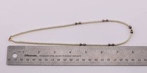 lot 37 image: Cultured Pearl Necklace w 14k Gold Clasp