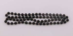 lot 35 image: Cultured Pearls Necklace w 14k Gold Spacers
