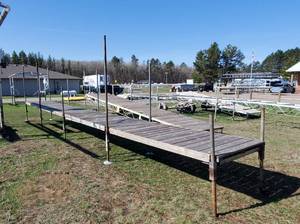 lot 18 image: 32 Sectional Dock SteelWood