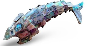 lot 39 image: Vintage Abalone Fish Bottle Opener