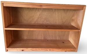 lot 41 image: Pine Wood 2-Shelf Bookcase