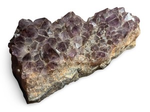 lot 15 image: Large Amethyst Crystal Cluster Geode