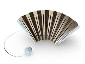 lot 83 image: Art Deco Doorbell with Fan Design and Push Button