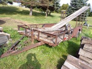 lot 18 image: Homemade Trailer For Parts