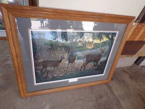 lot 232 image: Field of Dreams DEER Picture