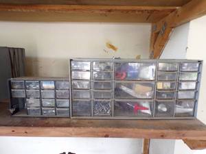 lot 250 image: 2 bolt bins with content