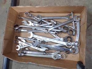 lot 282 image: Box of Wrenches