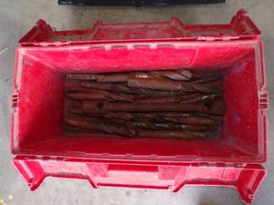 lot 290 image: Box of Lg Drill Bits