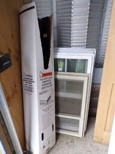 lot 303 image: 3 Vinyl Clad Windows